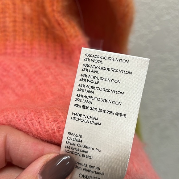 Free People Cozy Wool Blend Sweater in Autumn Sky XS - Picture 10 of 12